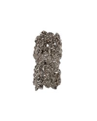 Bernard Delettrez - Metallic Silver Hinged Flower Ring - Lyst