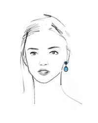 DANNIJO | Blue Monaco Earrings | Lyst