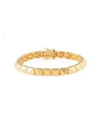 Eddie Borgo - Metallic Small Pyramid Bracelet - Lyst