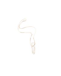 Kara Ross | Metallic Gold And Crystal Quartz Dagger Necklace | Lyst