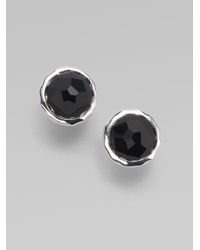 Ippolita | Metallic Rock Candy Black Onyx & Sterling Silver Lollipop Stud Earrings | Lyst