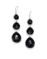 Ippolita | Black Onyx and Sterling Silver Drop Earrings | Lyst