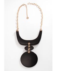 Trina Turk | Black Modernity Necklace | Lyst