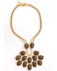 Trina Turk | Metallic Cabochon Necklace | Lyst