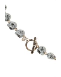 Shebee | Multicolor The Colt Skull Necklace | Lyst