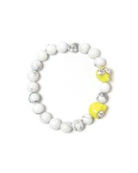 Shebee | White The Martha Bracelet | Lyst