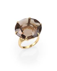 Ippolita | Metallic Gemma Collection Smokey Quartz and 18k Yellow Gold Large Ring | Lyst