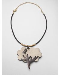 Marni | Metallic Tree Necklace | Lyst