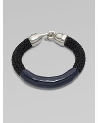 Orly Genger By Jaclyn Mayer | Black Enamel Coated Rope Bracelet | Lyst