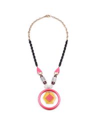 Lulu Frost - Pink Paramour Necklace - Lyst