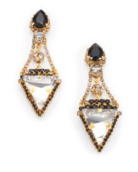 Erickson Beamon | Metallic Envy Velocity Crystal Drop Earrings | Lyst