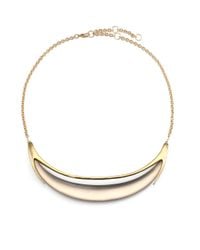 Alexis Bittar | Metallic Lucite Crescent Necklace | Lyst