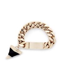 Givenchy | Metallic Shark Tooth Charm Bracelet | Lyst