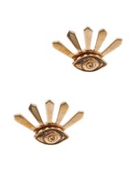 Pamela Love | Metallic Illuminas Eye Earrings | Lyst