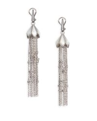 Stephen Webster | Metallic Superstone Mother-of-pearl & Sterling Silver Tassel Earrings | Lyst