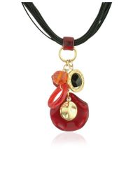 Antica Murrina - Red Kali Murano Glass Charm Pendant Necklace - Lyst