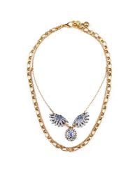 Lulu Frost - Blue Heirloom Sunburst Necklace - Lyst