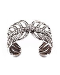 Lulu Frost - Metallic Silvertone Drift Cuff - Lyst