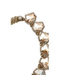 Erickson Beamon | Metallic Crystal Bead Glass Pearl Necklace | Lyst