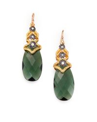 Alexis Bittar | Green Quartz Crystal Drop Earrings | Lyst