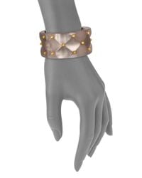 Alexis Bittar | Gray Quilted Lucite Bangle Bracelet | Lyst