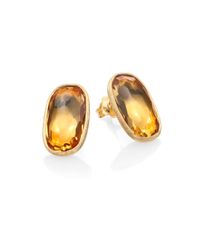 Marco Bicego | Metallic Murano Citrine & 18k Yellow Gold Earrings | Lyst