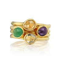 Monica Vinader | Purple Siren Small Stacking Ring | Lyst