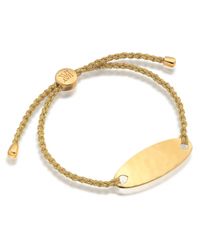 Monica Vinader | Blue Linear Friendship Bracelet | Lyst