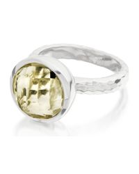 Monica Vinader | Green Medina Facet Ring | Lyst