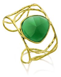 Monica Vinader | Green Siren Hero Cuff | Lyst