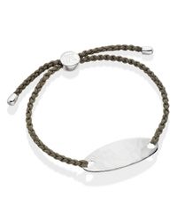 Monica Vinader | Black Bali Friendship Bracelet | Lyst
