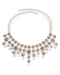Monica Vinader | Gray Siren Bib Necklace | Lyst
