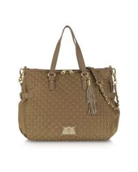 Juicy Couture - Brown Lauryn Nylon and Leather Quilted Venice Tote - Lyst