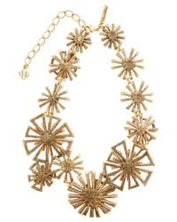 Oscar de la Renta | Metallic Golden Coral Branch Necklace | Lyst