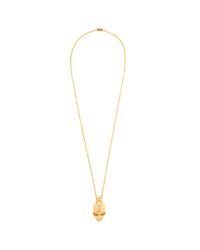 Alexander McQueen | Metallic Pearl Punk Skull Necklace | Lyst