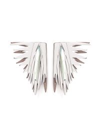 Eddie Borgo | Metallic Stone-embellished Spike Earrings | Lyst