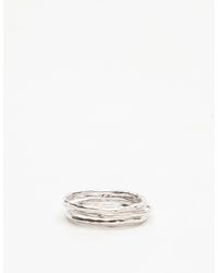 Vanessa Mooney | Metallic Silver Chance Rings | Lyst
