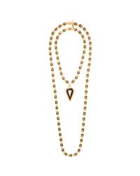 Eddie Borgo | Metallic Gold Plated Peaked Chain Necklace | Lyst