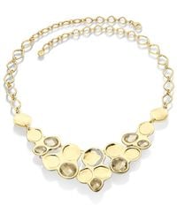 Monica Vinader | Metallic Riva Bib Necklace | Lyst