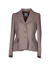Boutique Moschino - Gray Blazer - Lyst