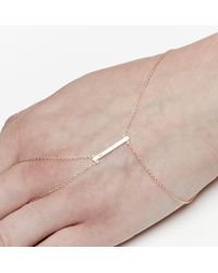 Loren Stewart | Yellow Diamond Bar Hand Bracelet | Lyst