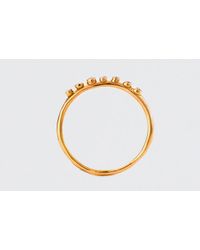 Satomi Kawakita | Metallic Bezel Set Diamond Ring | Lyst