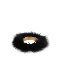 Viktor & Rolf | Fur Bangle Black | Lyst