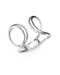 Stephen Webster | Metallic Sterling Silver Shark Jaw Cuff Bracelet | Lyst
