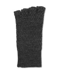 Lyst - Acne Studios Cusco Wool and Alpacablend Fingerless Gloves in ...