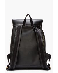 Lyst - Marni Black Leather Backpack in Black