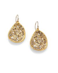 Alexis Bittar | Metallic Miss Havisham Crystal Drop Earrings/goldtone | Lyst