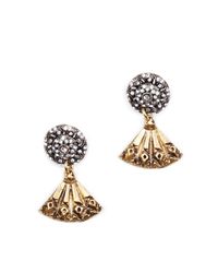 Lulu Frost | Metallic Adriatic Earring Clear | Lyst