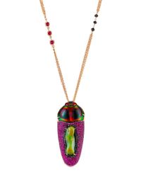 Daniela Villegas | Pink Geisha Pendant | Lyst
