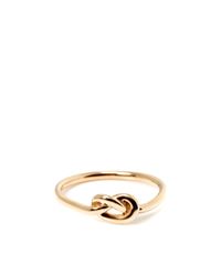 Finn | Metallic 18k Rose Gold Love Knot Ring | Lyst